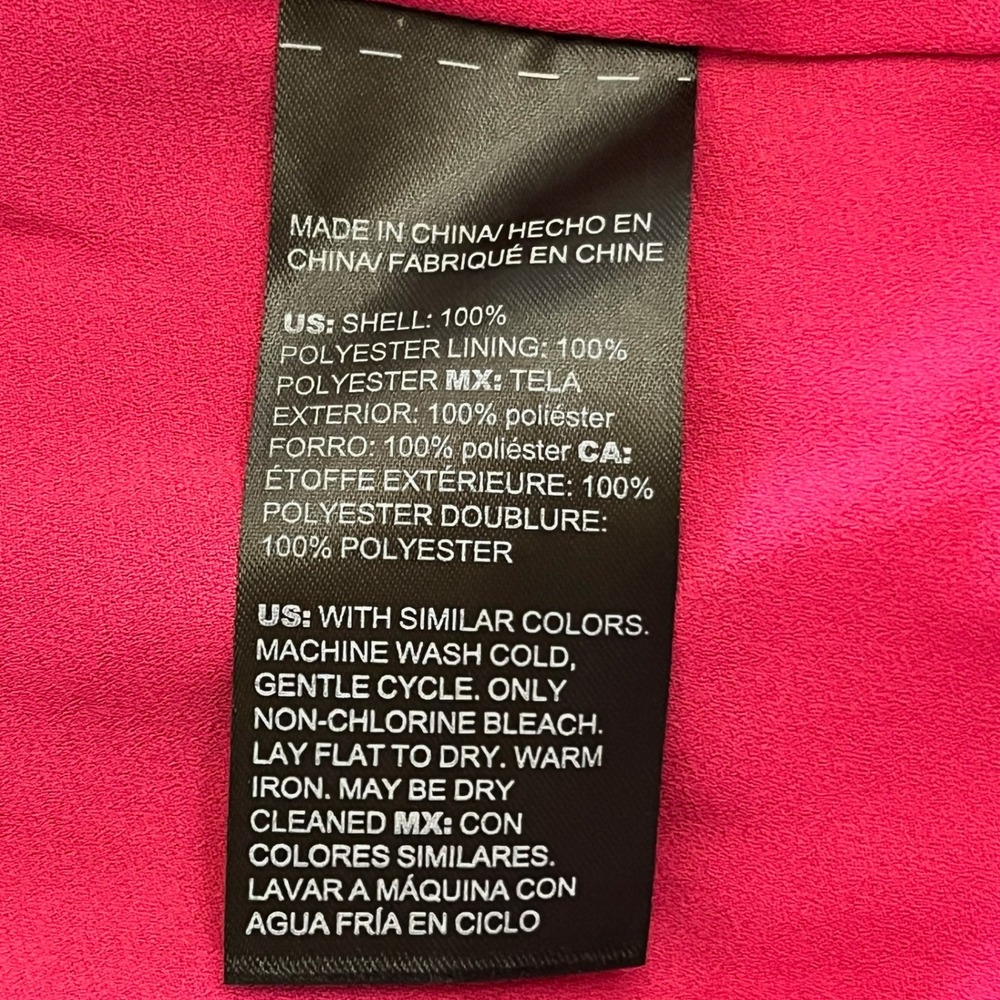 Chico's 1P Maxi Dress Color Block Ruffle Halter Sleeveless Party‎ Dress Petite M - Picture 10 of 16